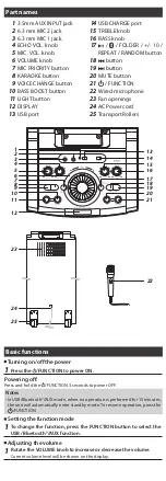 Предварительный просмотр 3 страницы Toshiba TY-ASC402 User Manual