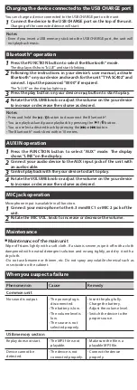 Предварительный просмотр 6 страницы Toshiba TY-ASC402 User Manual