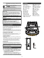 Preview for 2 page of Toshiba TY-ASC51 Operation Manual