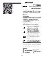 Preview for 35 page of Toshiba TY-ASC51 Operation Manual