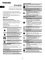 Preview for 42 page of Toshiba TY-ASC51 Operation Manual