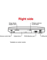 Preview for 6 page of Toshiba U205-S5002 Specifications