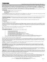 Preview for 3 page of Toshiba U305-S5117 Specifications