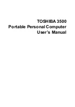 Предварительный просмотр 1 страницы Toshiba UPP350BT User Manual