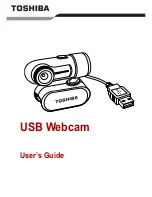 Toshiba USB Webcam User Manual preview
