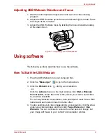 Preview for 9 page of Toshiba USB Webcam User Manual