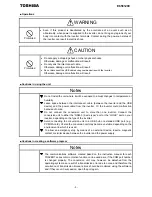 Preview for 4 page of Toshiba USB001Z Instruction Manual