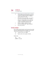 Предварительный просмотр 54 страницы Toshiba V.9256K User Manual