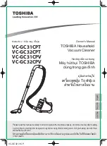 Предварительный просмотр 2 страницы Toshiba VC-GC31CPT Owner'S Manual