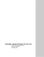 Preview for 2 page of Toshiba VE28 Service Manual