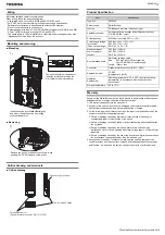 Preview for 2 page of Toshiba VEC008Z Installation Manual