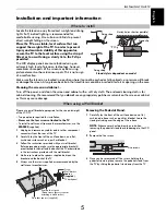 Предварительный просмотр 5 страницы Toshiba VL74* Digital Series Owner'S Manual