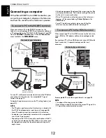 Предварительный просмотр 12 страницы Toshiba VL74* Digital Series Owner'S Manual