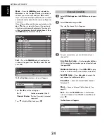 Предварительный просмотр 24 страницы Toshiba VL74* Digital Series Owner'S Manual
