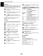 Предварительный просмотр 50 страницы Toshiba VL74* Digital Series Owner'S Manual