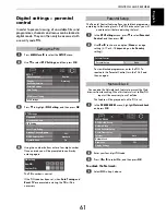 Предварительный просмотр 61 страницы Toshiba VL74* Digital Series Owner'S Manual