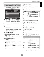 Preview for 59 page of Toshiba VL86* Digital Series Owner'S Manual