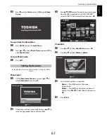 Preview for 61 page of Toshiba VL86* Digital Series Owner'S Manual