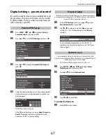 Preview for 67 page of Toshiba VL86* Digital Series Owner'S Manual