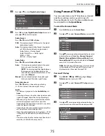 Preview for 75 page of Toshiba VL86* Digital Series Owner'S Manual