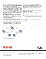 Предварительный просмотр 2 страницы Toshiba VoIP MOS Specification Sheet