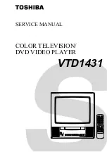 Toshiba VTD1431 Service Manual preview