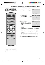 Preview for 43 page of Toshiba VTD1551 User Manual