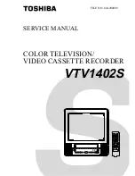 Toshiba VTV1402B Service Manual preview