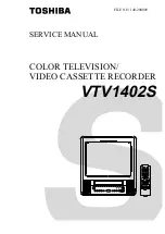 Toshiba VTV1402S Service Manual preview