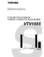 Preview for 1 page of Toshiba VTV1534 Service Manual