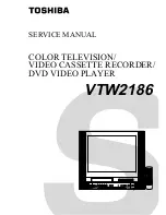 Toshiba VTW2186 Service Manual preview