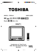 Preview for 1 page of Toshiba VTW2186 User Manual