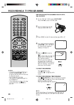 Preview for 22 page of Toshiba VTW2186 User Manual