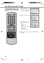 Preview for 44 page of Toshiba VTW2186 User Manual