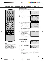 Preview for 47 page of Toshiba VTW2186 User Manual