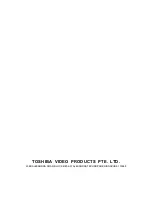 Предварительный просмотр 101 страницы Toshiba VTW2187 Service Manual