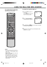 Предварительный просмотр 29 страницы Toshiba VTW2187 User Manual