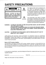 Предварительный просмотр 2 страницы Toshiba W-403C Owner'S Manual