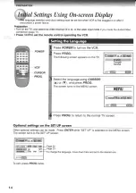 Предварительный просмотр 14 страницы Toshiba W-403C Owner'S Manual