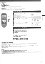 Предварительный просмотр 19 страницы Toshiba W-403C Owner'S Manual