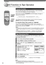 Предварительный просмотр 22 страницы Toshiba W-403C Owner'S Manual