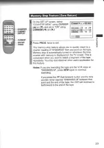 Предварительный просмотр 23 страницы Toshiba W-403C Owner'S Manual