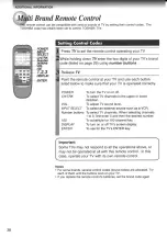 Предварительный просмотр 28 страницы Toshiba W-403C Owner'S Manual