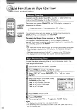 Preview for 22 page of Toshiba W-603 Owner'S Manual