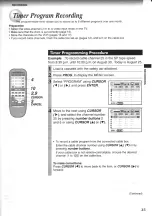 Preview for 25 page of Toshiba W-603 Owner'S Manual