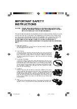 Preview for 4 page of Toshiba W-608 Owner'S Manual