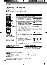 Preview for 24 page of Toshiba W-627 Owner'S Manual