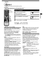 Preview for 21 page of Toshiba W-701 Owner'S Manual