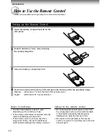 Preview for 10 page of Toshiba W-704 Owner'S Manual