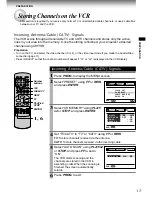 Preview for 17 page of Toshiba W-704 Owner'S Manual